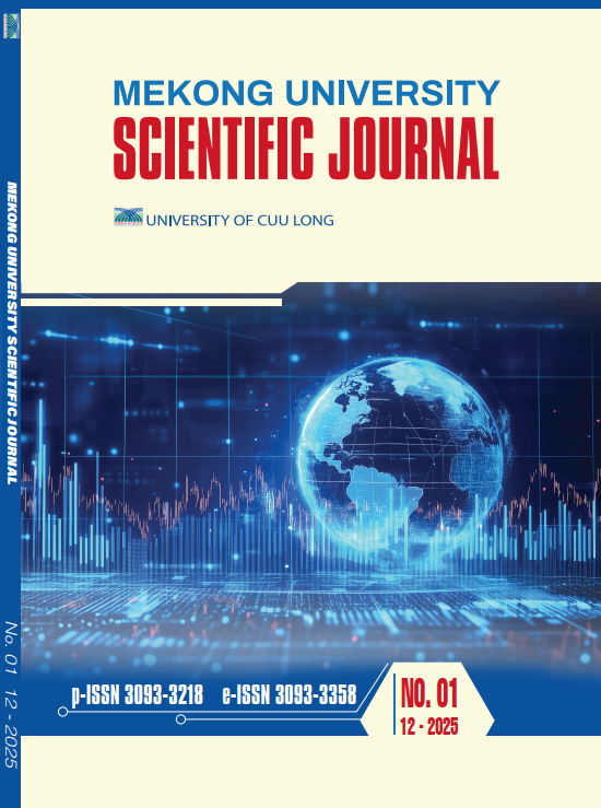 					View No. 01 (2025): Mekong University Scientific Journal No.01 
				