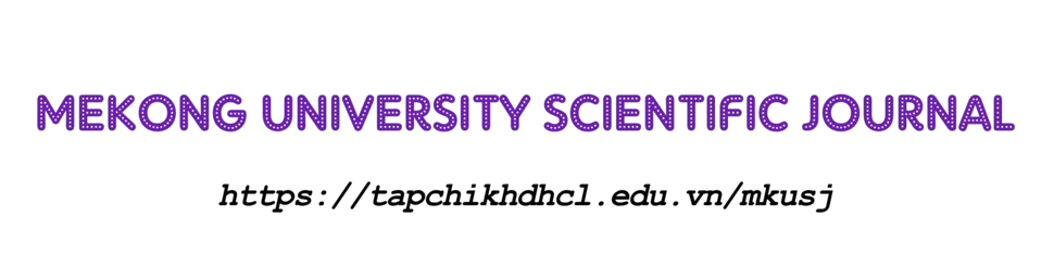 MEKONG UNIVERSITY SCIENTIFIC JOURNAL